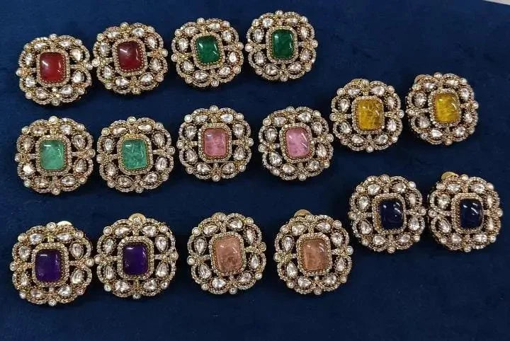 Sabyasachi Studs – Exquisite Designer Wedding Stud Earrings