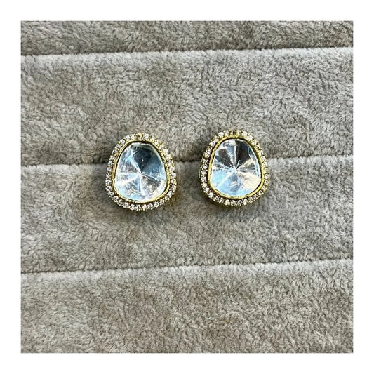 Pretty Polki Stud Earrings